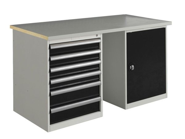 Верстак Expert T WTS150 комплект5 (ExpTWTS150.T6/T1.000) (Серый)
