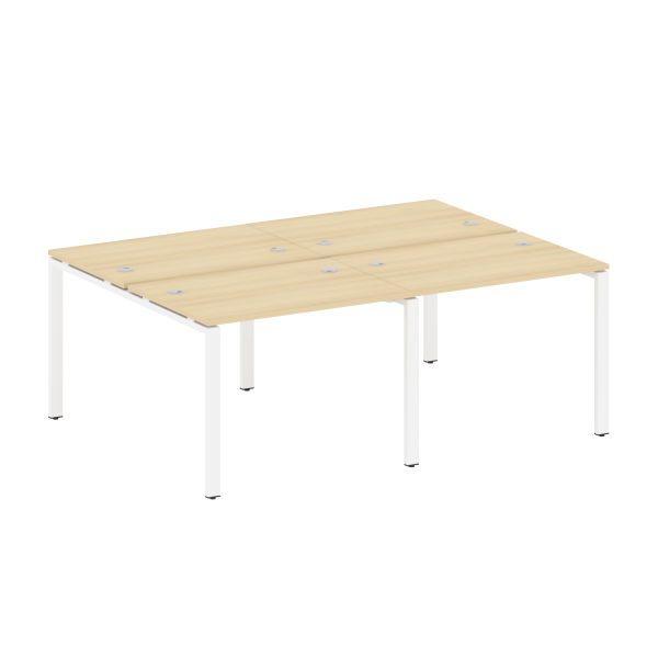 Рабочая станция на 4 раб. места Metal System Style БП.СМ-4.1 2000x1475x750