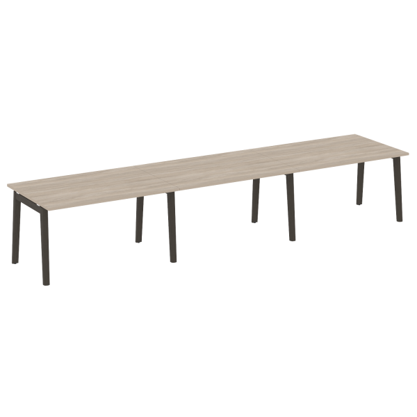 Стол переговорный на деревянных опорах Onix Wood OW.PRG-3.3 4140x980x750