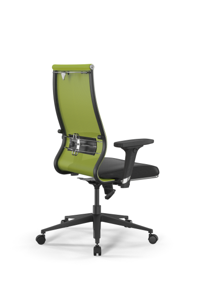 Кресло для руководителя Метта Sit 10 B2-163D - T+Extra /Km00/Wm12/D02P(M09.B11.G19.W02) (Лайм | Черный)