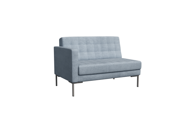Секция с подлокотником двухместная FR-SP-02 (R)