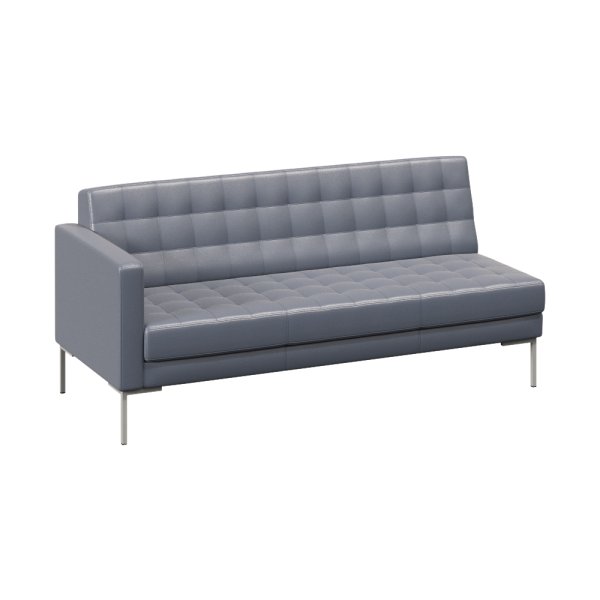 Секция с подлокотником трехместная FR-SP-03 (R)