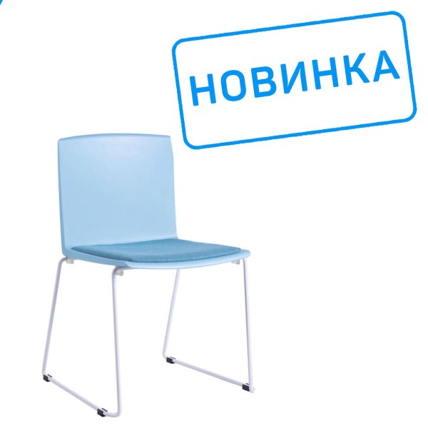 Стул офисный Simple X-19 Голубой