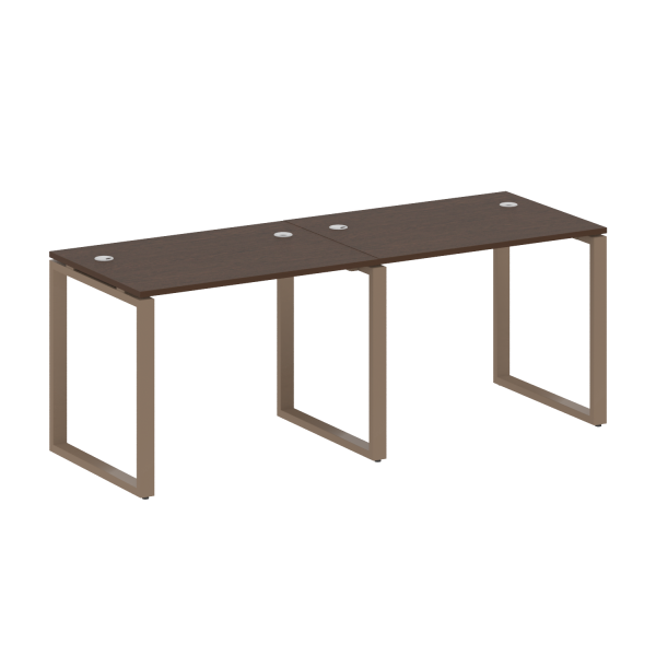 Рабочая станция Metal System Style БО.СМ-2.1 2000x720x750 (Венге Цаво/Мокко металл)