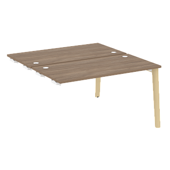 Стол-приставка двойной на деревянных опорах Onix Wood OW.D.SPR-3.7 1380x1475x750