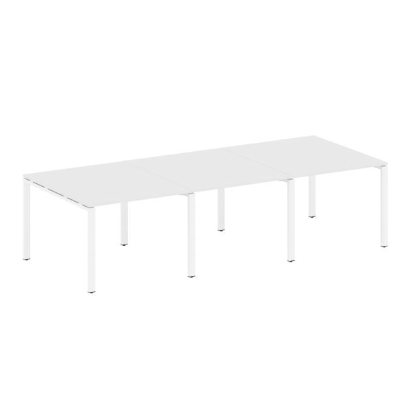 Переговорный стол 3 столешницы Metal System Style БП.ПРГ-3.1 3000x1235x750