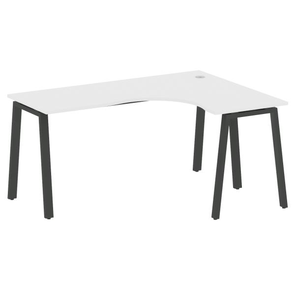 Стол криволинейный правый Metal System Style БА.СА-4 Пр 1600x1200x750