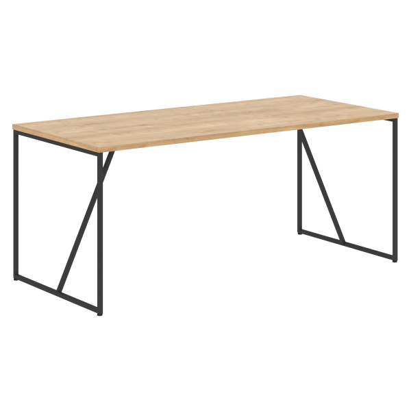 Стол рабочий LOFTIS LST 1780 1760х800х750 (Дуб БофордЧерный)