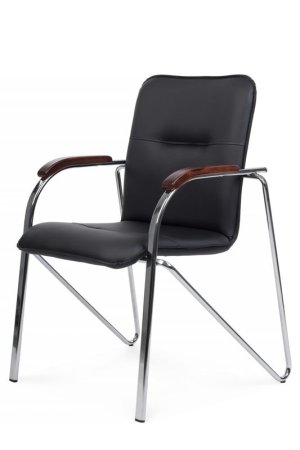 Стул Самба с деревянными подлокотниками SMB-02H Черный (Черный)