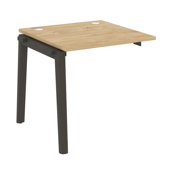 Наборный элемент рабочей станции на деревянных опорах Onix Wood OW.1.NRS-0.8 780x800x750