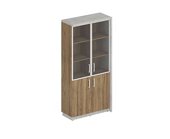 Шкаф (Комплект № 16 Wood&Stone СФ-534804+СФ-535511+СФ-535111+СФ-535502+СФ-535102 1035x454x2083
