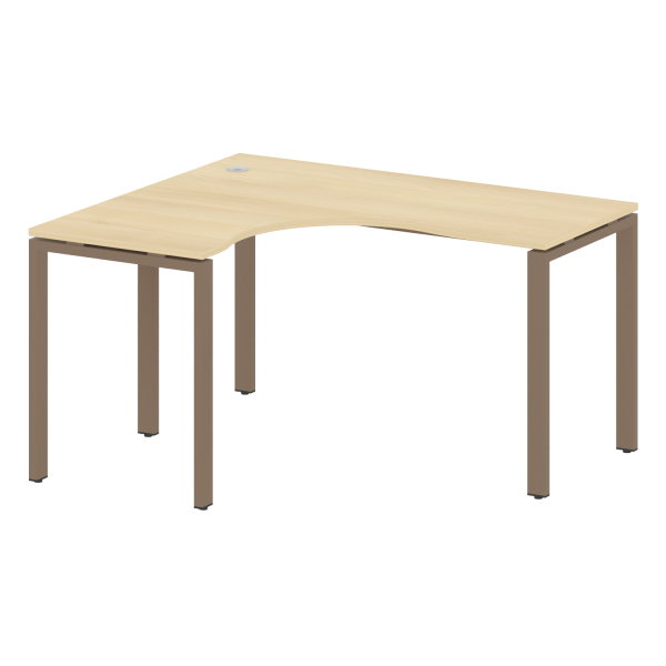 Стол криволинейный левый Metal System Style БП.СА-3 Л 1400x1200x750