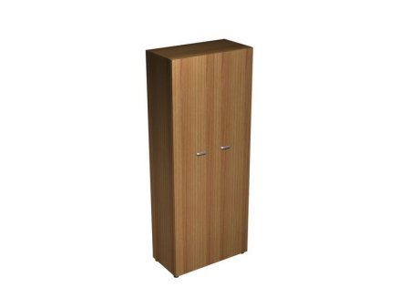 Шкаф высокий закрытый 2-дв. X7 IDES86S 860x450x2140 (Орех каналетто)