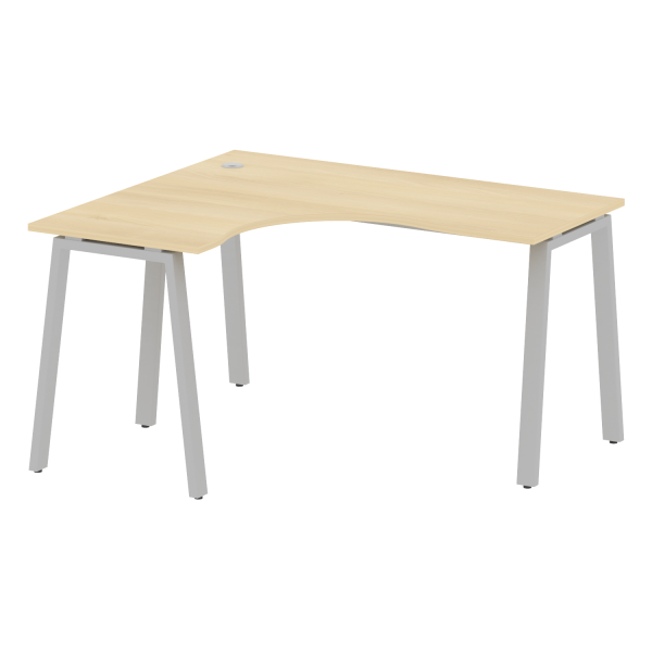 Стол криволинейный левый Metal System Style БА.СА-3 Л 1400x1200x750