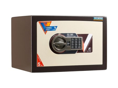 Взломостойкий сейф VALBERG КАРАТ 30 EL new (Темно-коричневый)