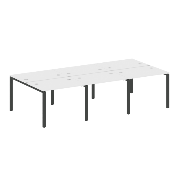 Рабочая станция на 6 раб. мест Metal System Style БП.СМ-6.1 3000x1475x750