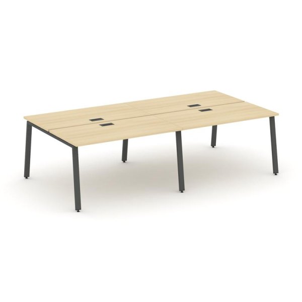 Рабочая станция 2-х сторонняя SN-6A.DRS-054 (3160х1632х750) (Акация Лорка/Металл Антрацит)