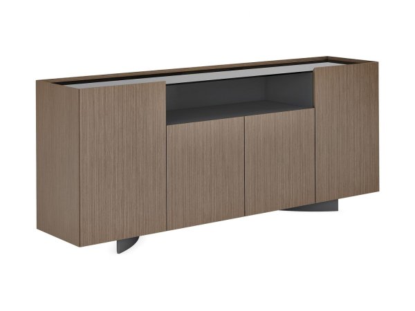 Греденция FOSTER (1800х400х760) (Шпон Серебряная жемчужина TA21)