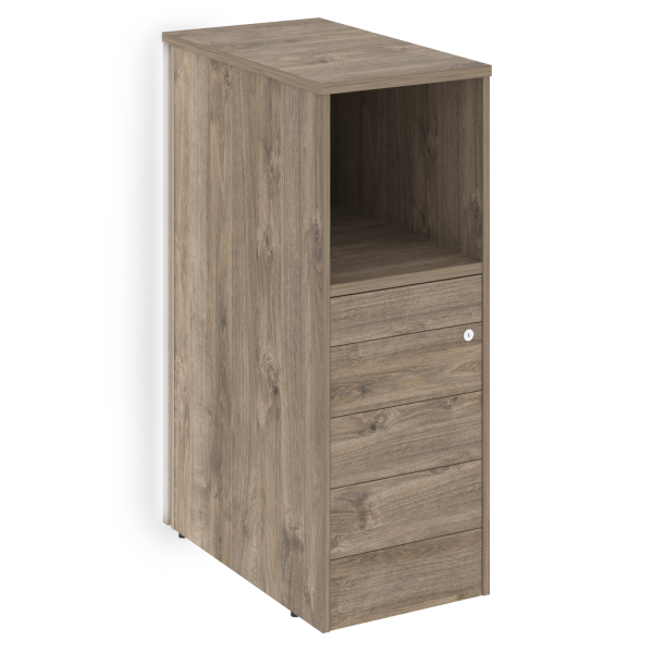 Тумба с подсветкой 5 ящиков TIP-ON завершающая, левая Onix O.R-TV-5TIP.SL 436x767x1185
