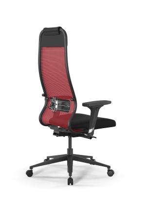 Кресло для руководителя Метта SynchroSit 10 B1-111D - X2+UMF(X1) /Ub00/Wh00/D02P(M24.B11.G19.W02)