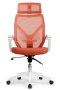 OLIVER W-203 AC Белый пластик_Оранжевая сетка (3)