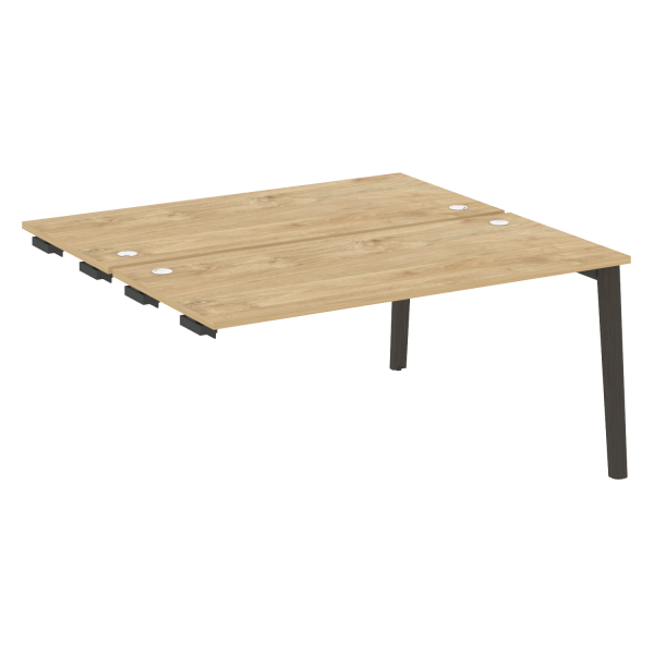 Стол-приставка двойной на деревянных опорах Onix Wood OW.D.SPR-4.7 1580x1475x750