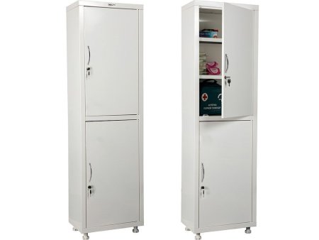 Медицинский шкаф HILFE МД 1 1650/SS (Белый)