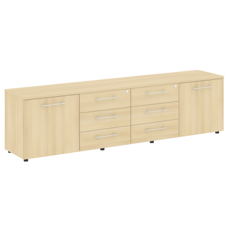Тумба модульная в кабинет руководителя серии LT-TS 4.3 2200x450x580