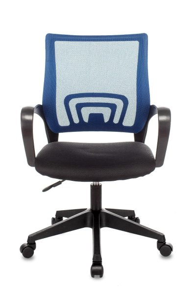 Кресло офисное TopChairs ST-Basic сетка/ткань синий (Компьютерное кресло ST-Basic синий)