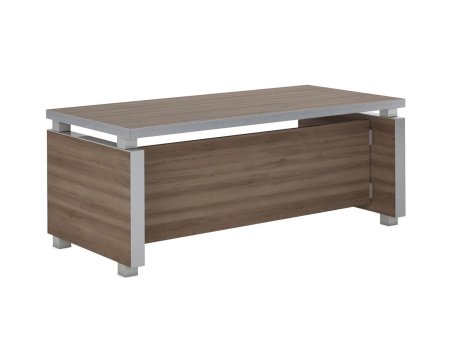 Стол в кабинет руководителя письменный Edvard EDV200 2200x900x750 (Дуб темный)