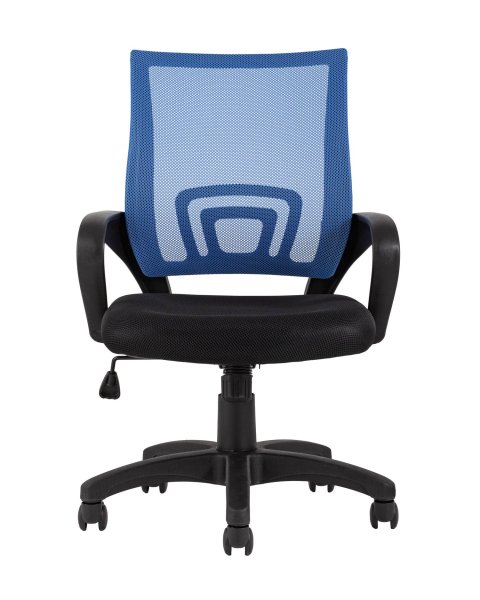 Кресло офисное TopChairs Simple синее (Компьютерное кресло Simple синий)