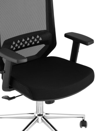 Кресло офисное TopChairs Names черный (Компьютерное кресло Names черный)