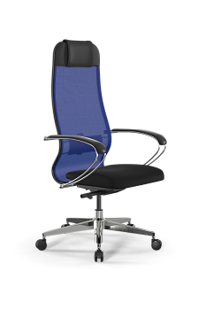 Кресло для руководителя Метта SynchroSit 10 B1-111K - X2+UMF(X1) /Ub00/Wh00/K1cL(M23.B22.G18.W03)