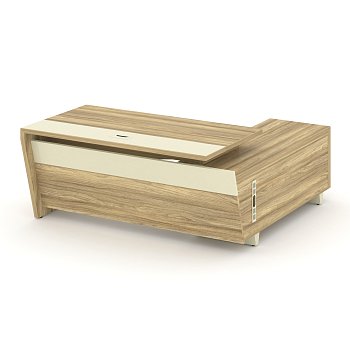 Стол руководителя с тумбой Corner COR.SRT-18 (L) (1800x1800x750)