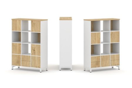 Набор стеллажа 2-х сторонний, 4 яруса SN.NSD-431 (1121х400х1615)