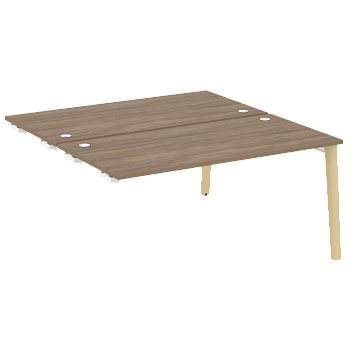 Стол-приставка двойной на деревянных опорах Onix Wood OW.D.SPR-4.8 1580x1635x750