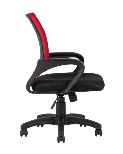 Кресло офисное TopChairs Simple красное (Компьютерное кресло Simple красный)