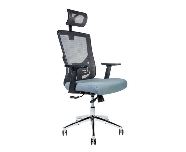 Гарда SL / черный пластик / серая сетка / серая сидушка (Серый)