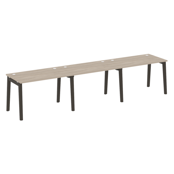 Рабочая станция на деревянных опорах Onix Wood OW.RS-3.2.7 3540x720x750