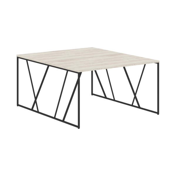 Стол двойной LOFTIS LWST 1316 1360х1606х750 (Сосна ЭдмонтЧерный)